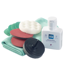 Autoglym Headlight Restoration Kit Komplett renoveringskit til frontlykter