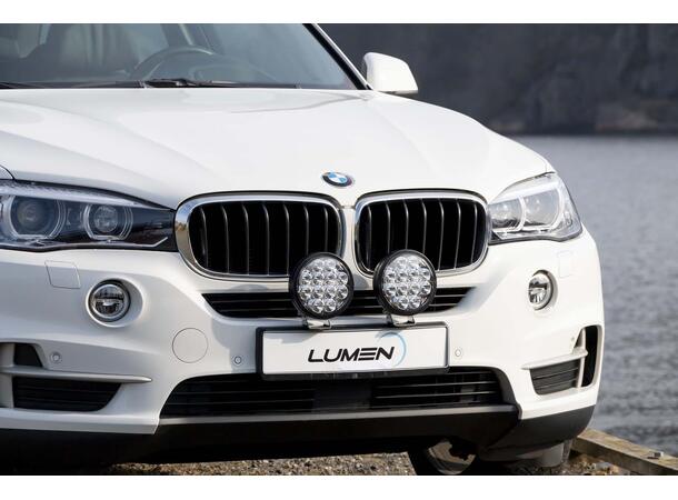Lumen Cyclops7 LED fjernlys Rundt design og kraftig ekstralys 