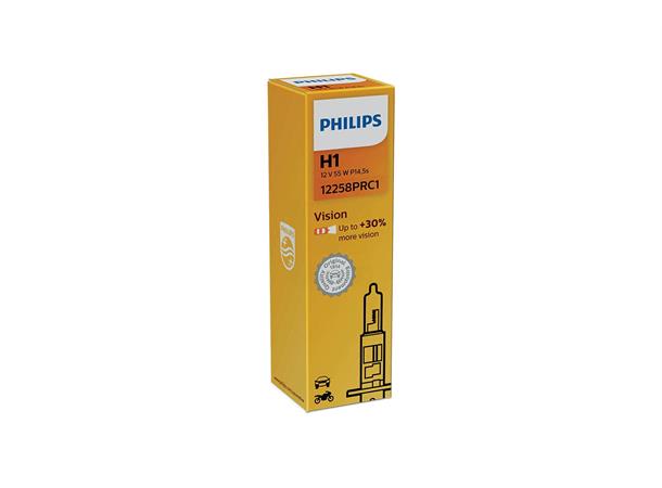 Philips H1 Vision Halogen pære Standard Philips halogenpære