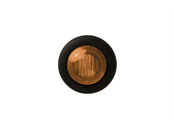 LED Autolamps M181 runde markeringslys Oransje 12/24v