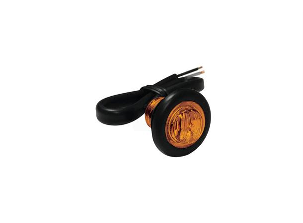 LED Autolamps M181 runde markeringslys Oransje 12/24v