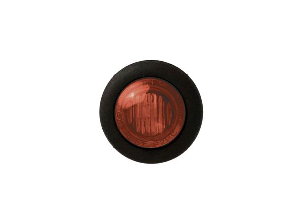 LED Autolamps M181 runde markeringslys Rød