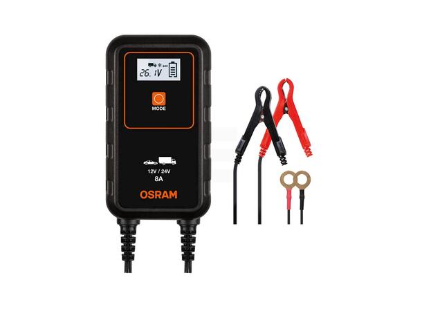 Osram Batterilader 908 8A Lader kjøretøyets batteri 