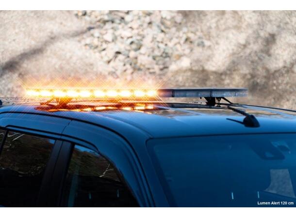 Lumen Alert 142cm LED varsellysbjelke LED varsellys med høy effekt og 360° 