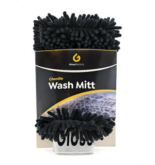 Gloss Factory Chenille Wash Mitt Sk&#229;nsom vaskehanske i mikrofiber