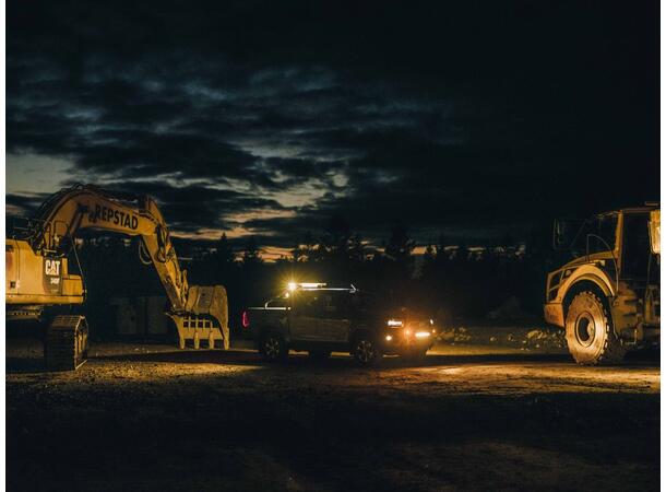 Lumen Alert Advanced 120 cm oransje Helt unik LED varsellysbjelke 