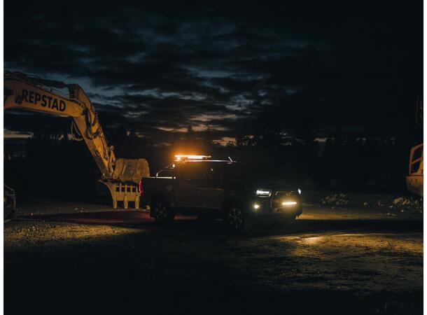 Lumen Alert Advanced 120 cm oransje Helt unik LED varsellysbjelke 