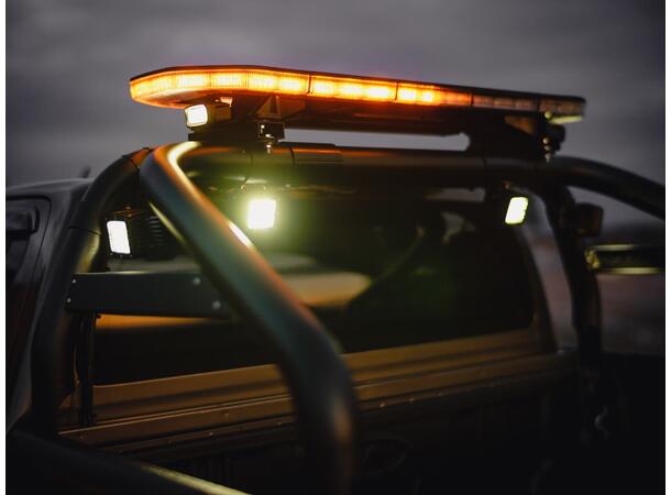 Lumen Alert Advanced 142 cm oransje Helt unik LED varsellysbjelke 