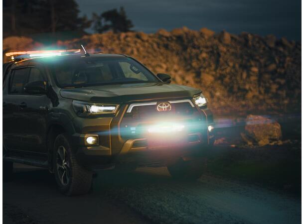 Lumen Alert Advanced 142 cm oransje Helt unik LED varsellysbjelke 