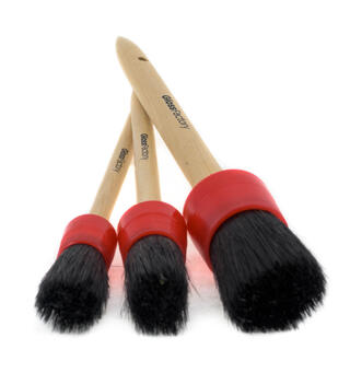 Gloss Factory Detailing Brushes 3-pk med detailerkoster