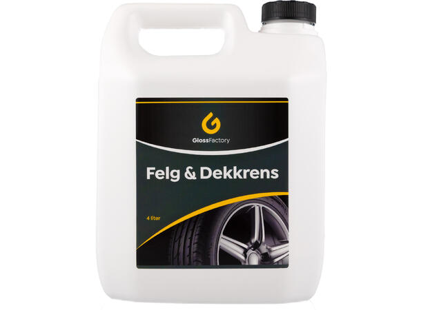 Gloss Factory Felg og dekkrens Effektiv felg og dekkrens, 4L 