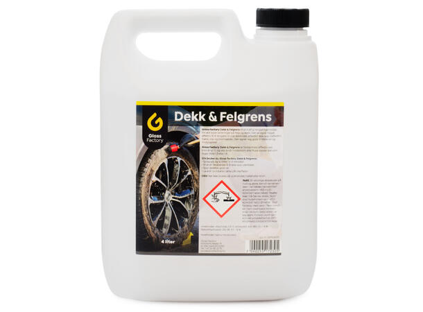 Gloss Factory Felg og dekkrens Effektiv felg og dekkrens, 4L 