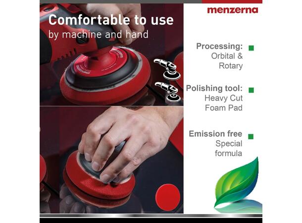 Menzerna Heavy cut 400 GREEN LINE 250 ml Grovt poleringsmiddel, løsemiddelfri 