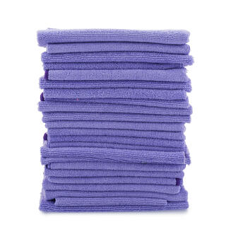 Gloss Factory B-vare Mikrofiberkluter 1KG Lilla mikrofiber av god kvalitet