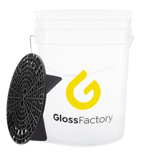 Gloss Factory vaskebøtte 20L m/ rist 20L - stabil bøtte med hank