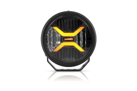 Lumen Cyclops CX7 LED fjernlys Kraftig med posisjonslys i oransje/hvit