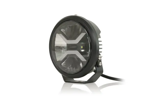 Lumen Cyclops CX7 LED fjernlys Kraftig med posisjonslys i oransje/hvit 