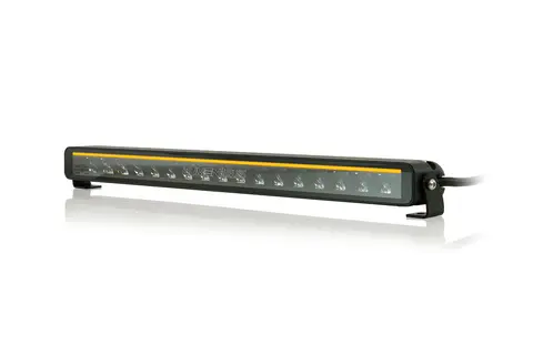 Lumen Helios SX20 LED fjernlys LED-bar m/ posisjonslys i oransje/hvitt