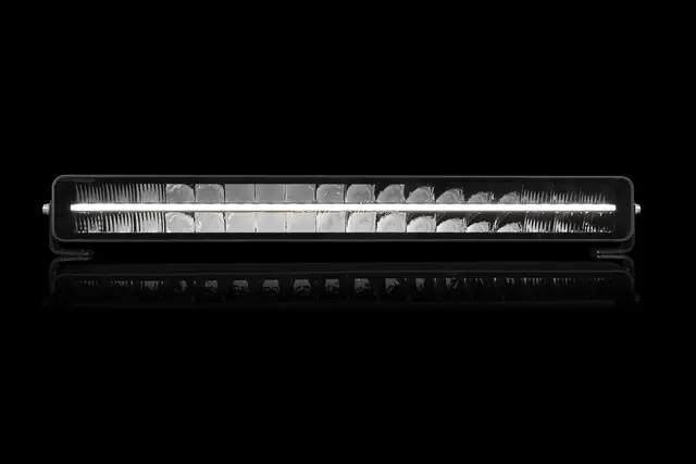 Lumen Helios DX20 LED fjernlys LED-bar m/ posisjonslys i oransje/hvit 
