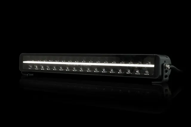 Lumen Helios DX20 LED fjernlys LED-bar m/ posisjonslys i oransje/hvit 