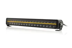 Lumen Helios DX20 LED fjernlys LED-bar m/ posisjonslys i oransje/hvit