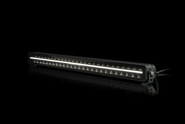 Lumen Helios DX30 LED fjernlys LED-bar m/ posisjonslys i oransje/hvit 