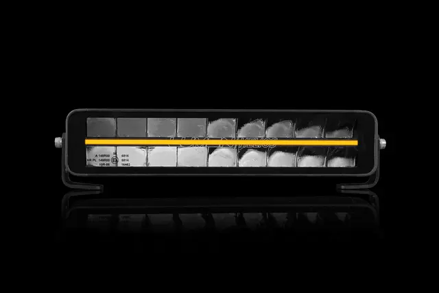 Lumen Helios DX10 LED fjernlys Ekstralys m/ posisjonslys i oransje/hvit 