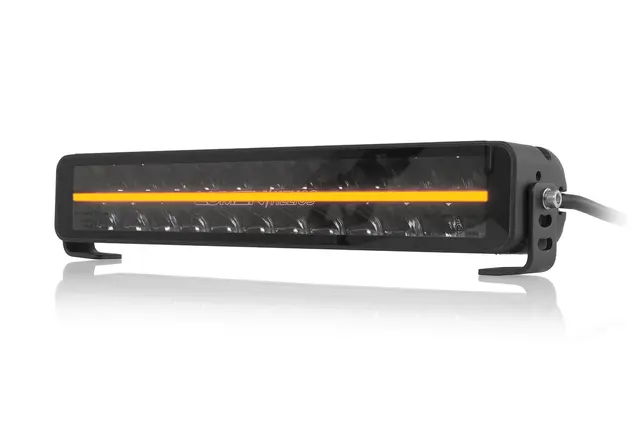 Lumen Helios DX15 LED fjernlys Ekstralys m/ posisjonslys i oransje/hvit 