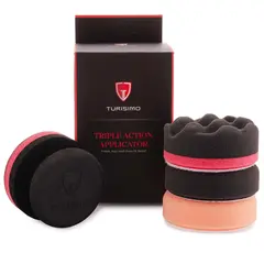 Turisimo Triple Action Applicator Polish, voks og dressing applikator kit