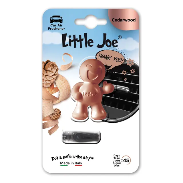 Little Joe® "Thumbs up" Cedarwood Luftfrisker med lukt av Cedarwood 