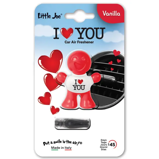 Little Joe® I Love you Vanilla Luftfrisker med lukt av Vanilla 