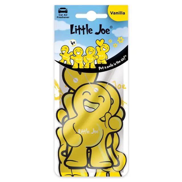 Little Joe® Vanilla Paper Funpack Luftfrisker med lukt av Vanilla 