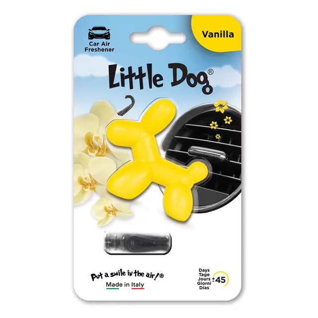Little Dog® Vanilla Luftfrisker med lukt av Vanilla 