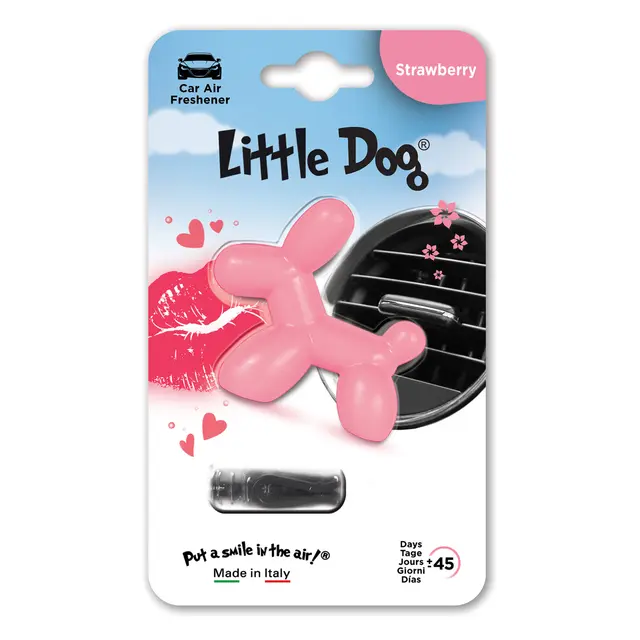 Little Dog® Strawberry Luftfrisker med lukt av Strawberry 