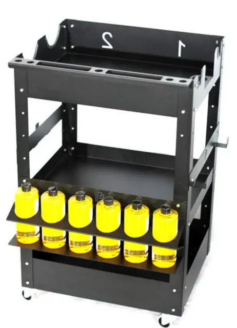 Poka Premium flaskeholder, 6 x 500 ml 1,5 mm galvanisert stål, pulverlakkert 