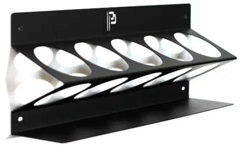 Poka Premium flaskeholder, 5 x 1000 ml 1,5 mm galvanisert st&#229;l, pulverlakkert