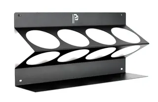 Poka Premium flaskeholder, 4 x 1500 ml 1,5 mm galvanisert st&#229;l, pulverlakkert