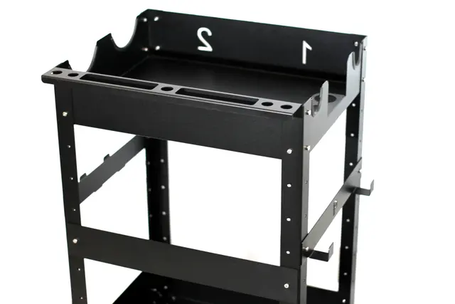 Poka Premium basic detailervogn Tralle med 2 hyller 