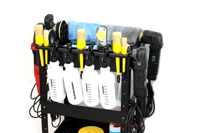 Poka Premium basic detailervogn Tralle med 2 hyller 