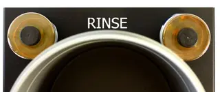Poka Premium b&#248;ttevogn - 14 til 20 liter RINSE, 20mm galvansiert st&#229;l med hjul
