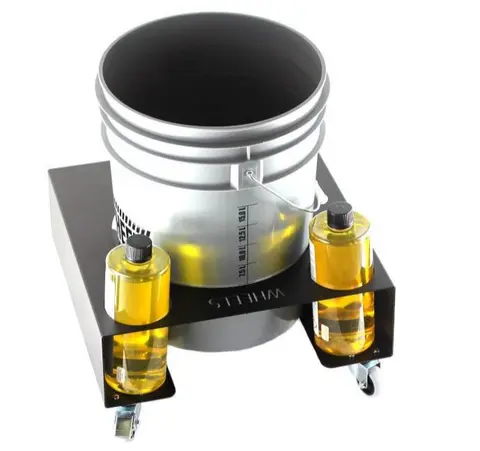 Poka Premium b&#248;ttevogn - 14 til 20 liter WHEELS, 20mm galvansiert st&#229;l med hjul