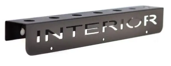 Poka Premium børsteholder, 40 cm Interior, 1,5 mm galvansiert stål 