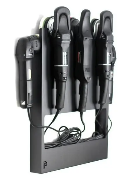 Poka Premium holder for poleringsmaskin Plass til 3 maskiner m/ kabelholder 