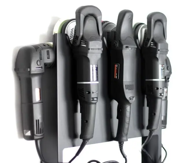 Poka Premium holder for poleringsmaskin Plass til 3 maskiner m/ kabelholder 