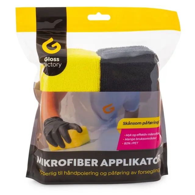 Gloss Factory Mikrofiber Applikator 2pk Mikrofiber applikatorer 