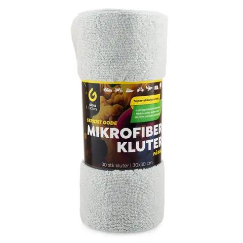 Gloss Factory Mikrofiber p&#229; rull Tear Away 30 stk - 180gsm