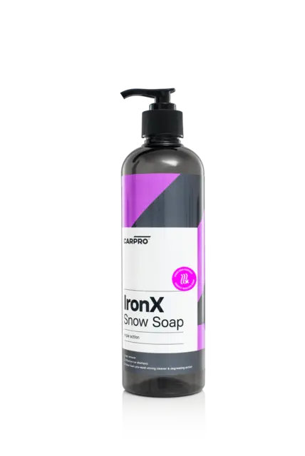 Carpro Iron.X Snow Soap 0,5 Liter Skumsåpe m/flyverustfjerner M/ Sort Pump 