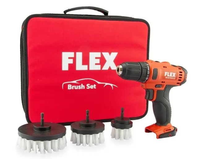 Flex PXE 80 10.8-EC/2,5 Set + DD 2G Med Flex elektrisk drill børstesett 