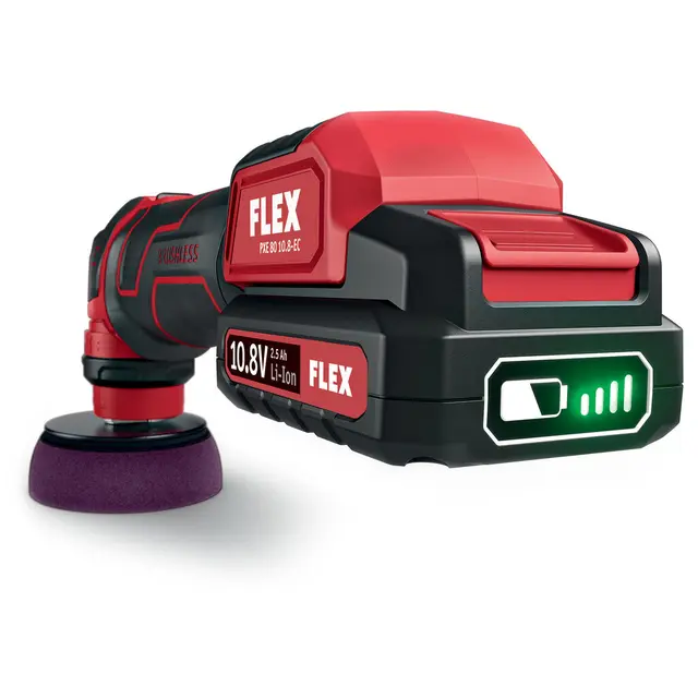 Flex PXE 80 10.8-EC/2,5 Set Ø30/75 400-5800 o/m.Rot/Eks 3/12mm utk. 