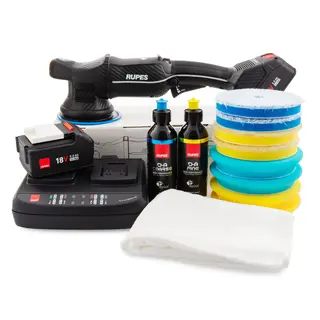 Rupes Bigfoot HLR15 iBrid Poleringmaskin Batteridreven med batteri og lader